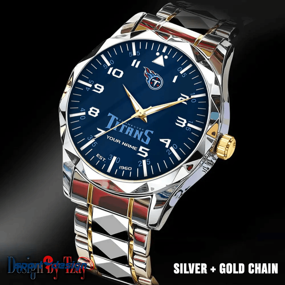 Tennessee Titans Luxury Diamond Men Watch Trending 2025