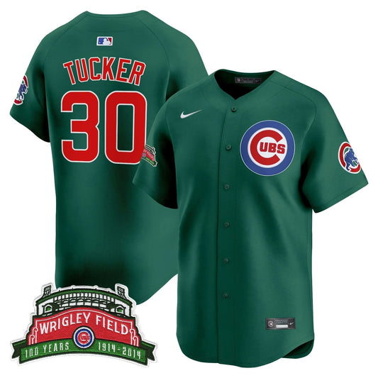 Chicago Cubs Wrigley Field Style Vapor Premier Limited Jersey - All Stitched