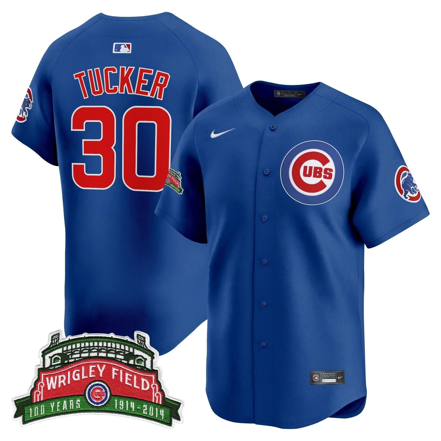 Chicago Cubs Wrigley Field Style Vapor Premier Limited Jersey - All Stitched