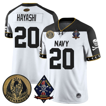 Navy Midshipmen Lacrosse Jolly Rogers Vapor Limited Jersey - All Stitched
