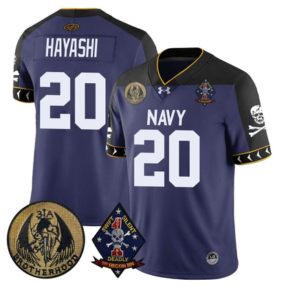 Navy Midshipmen Lacrosse Jolly Rogers Vapor Limited Jersey - All Stitched