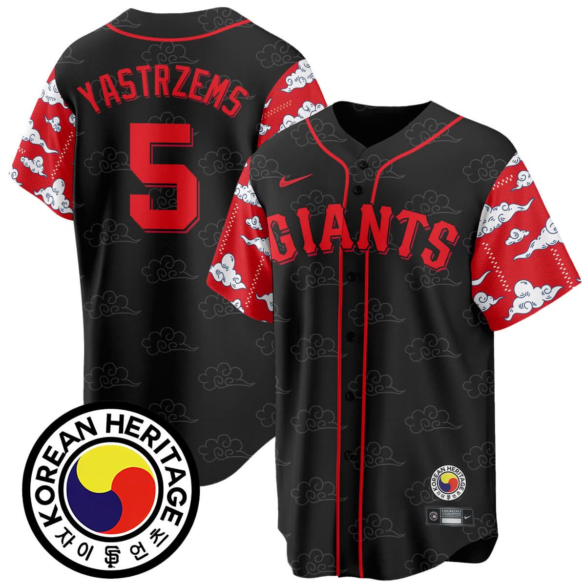 San Francisco Giants Korean Heritage Jersey - All Stitched
