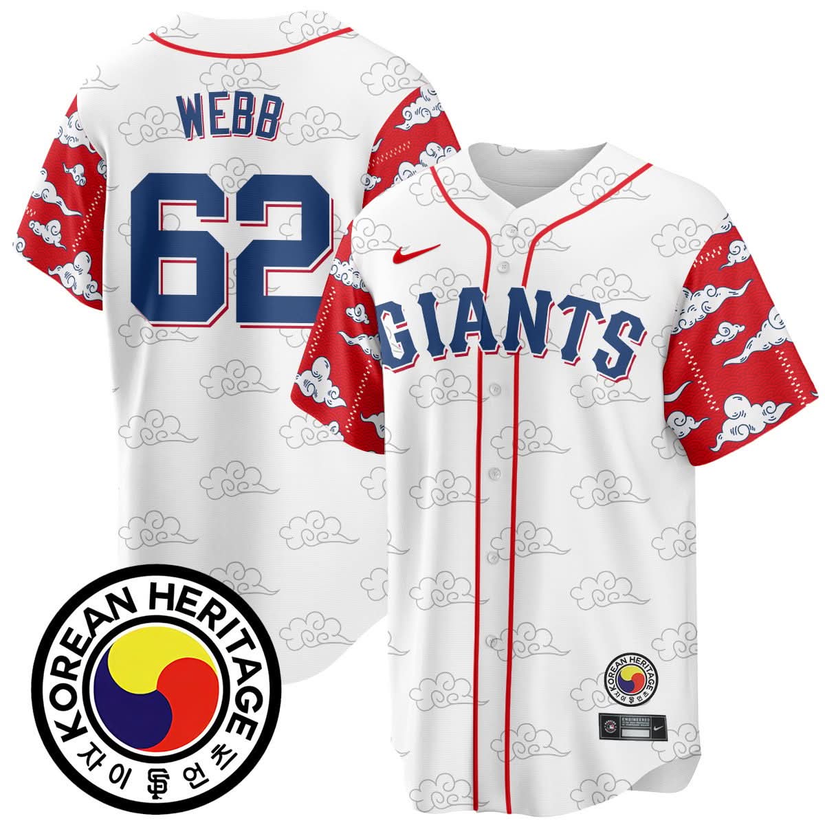 San Francisco Giants Korean Heritage Jersey - All Stitched