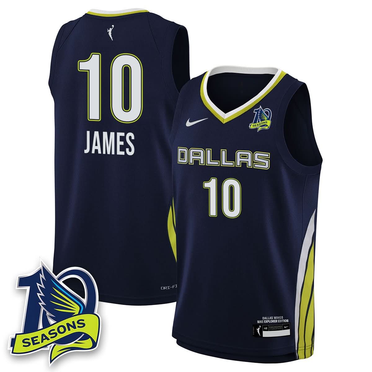 Dallas Wings 2025 Limited Jersey - All Stitched