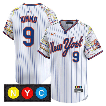 New York Mets Subway Style Vapor Premier Limited Jersey - Stitched