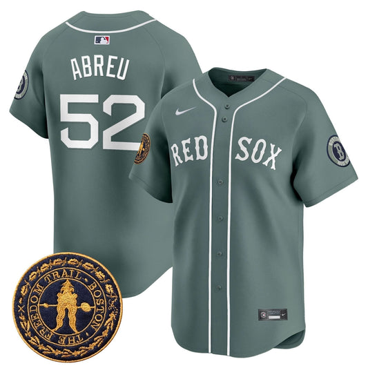 Boston Red Sox Freedom Trail Patch Vapor Premier Limited Jersey - All Stitched