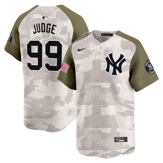 New York Yankees 2025 Armed Forces Day Vapor Premier Limited Jersey - Stitched