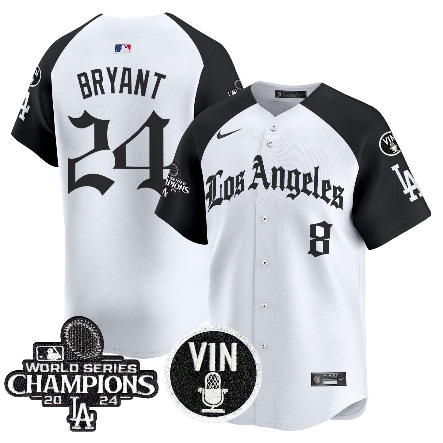 Dodgers 2025 LA Gothic Style Vapor Premier Limited Jersey - All Stitched