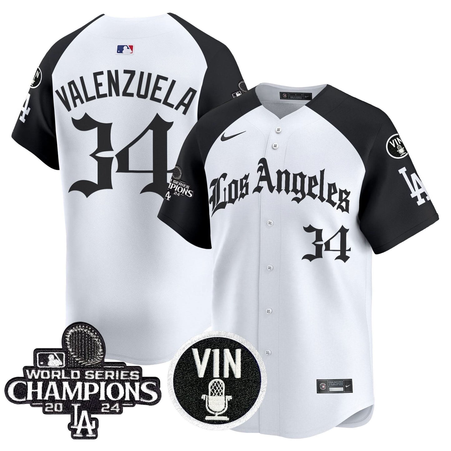 Dodgers 2025 LA Gothic Style Vapor Premier Limited Jersey - All Stitched