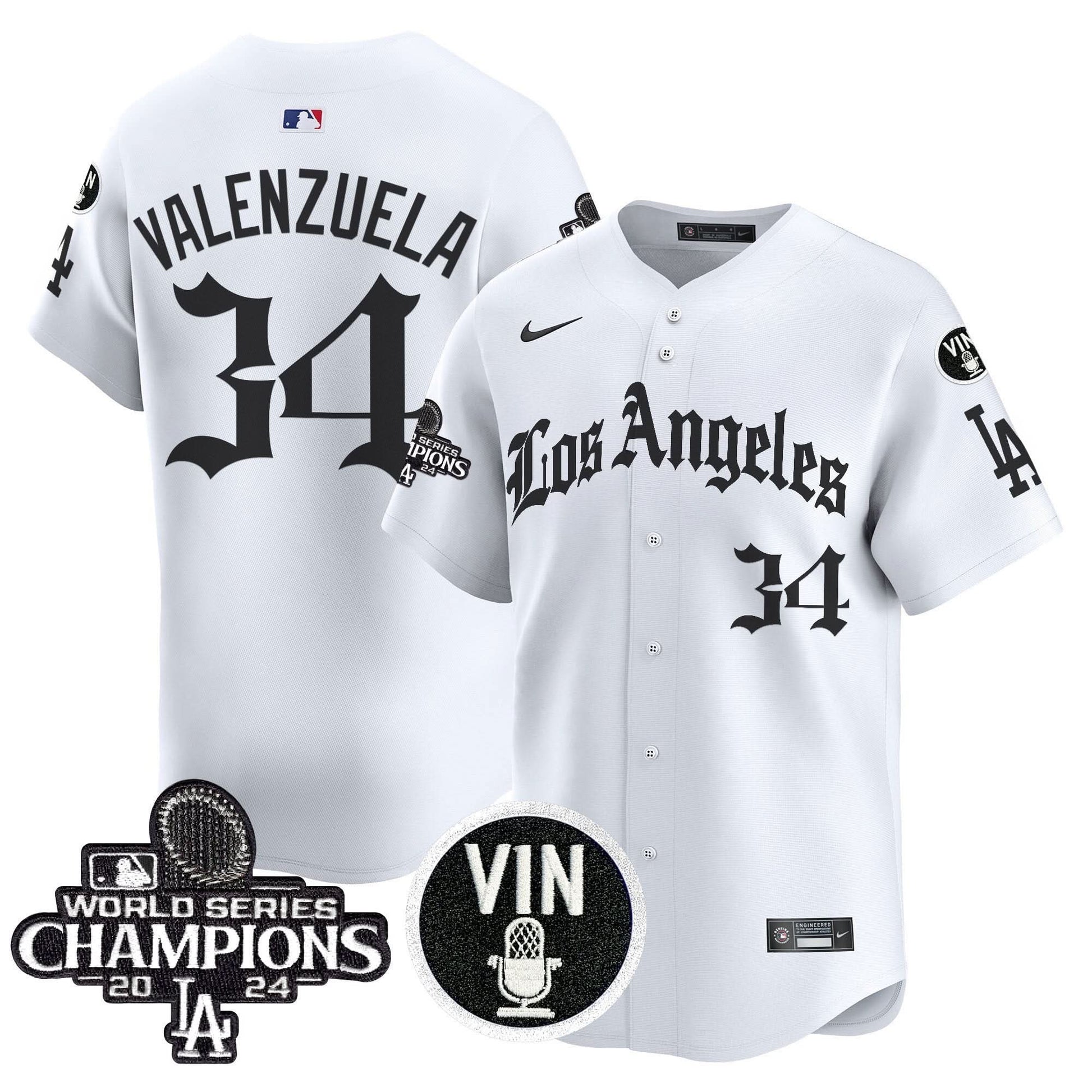Dodgers 2025 LA Gothic Style Vapor Premier Limited Jersey - All Stitched