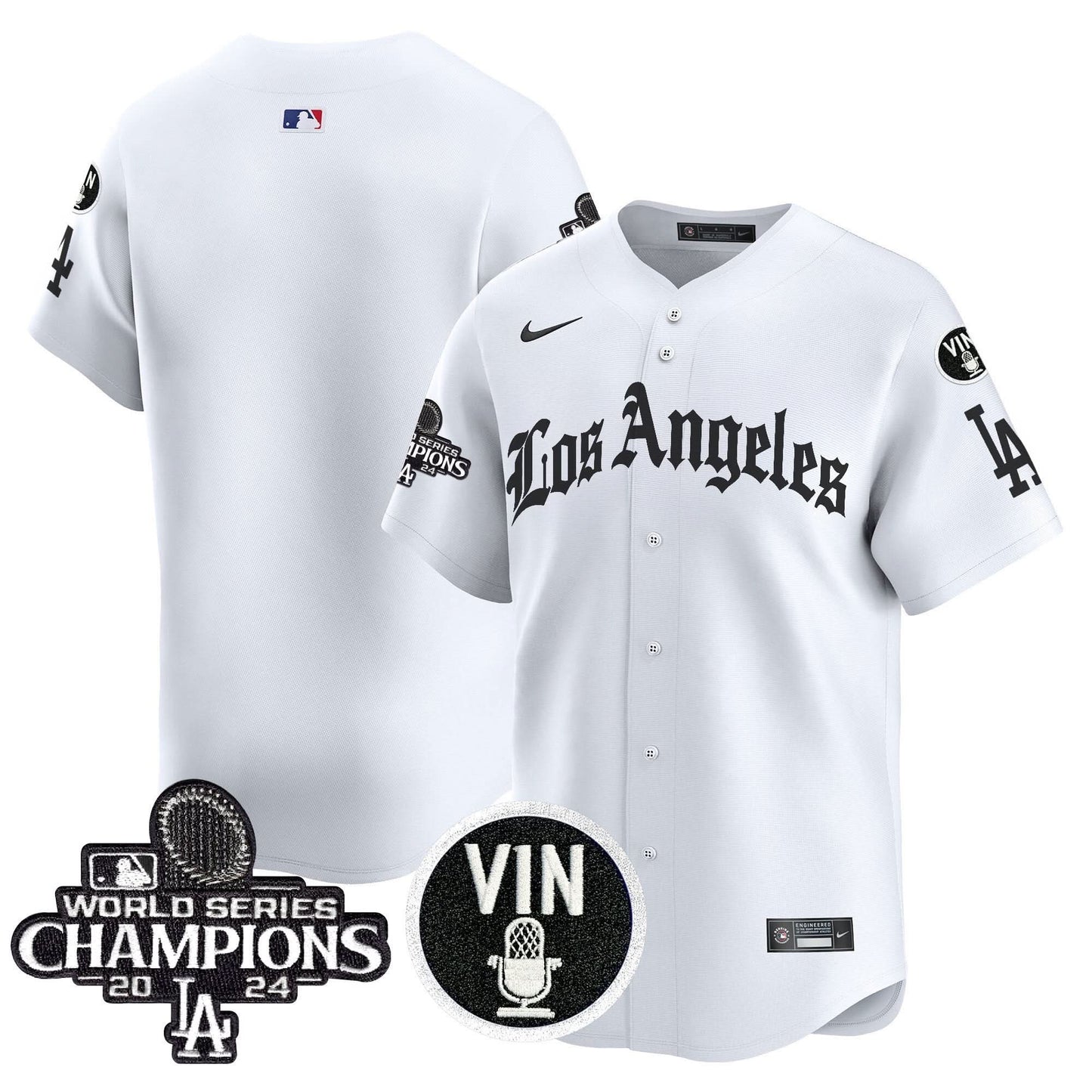 Dodgers 2025 LA Gothic Style Vapor Premier Limited Jersey - All Stitched