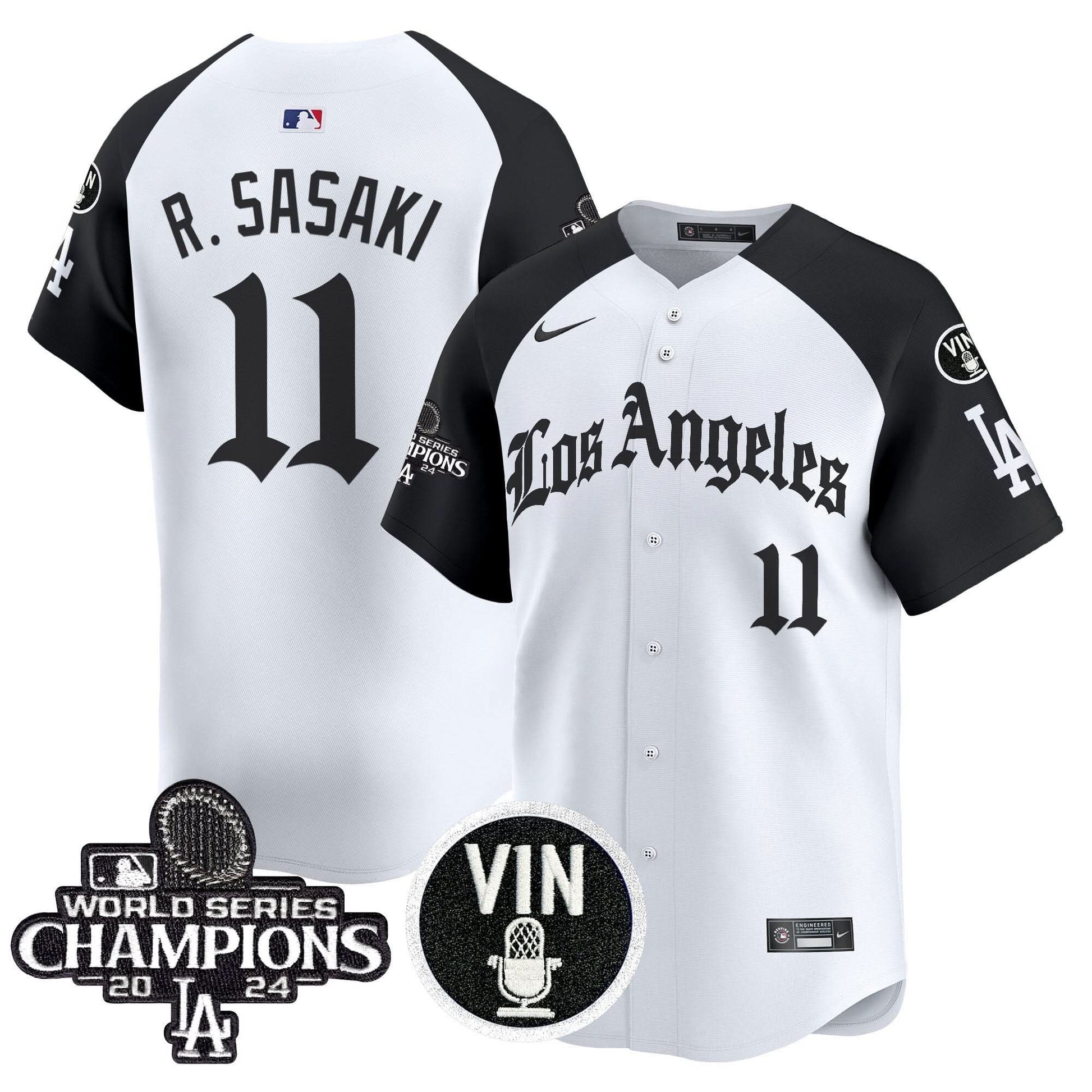 Dodgers 2025 LA Gothic Style Vapor Premier Limited Jersey - All Stitched