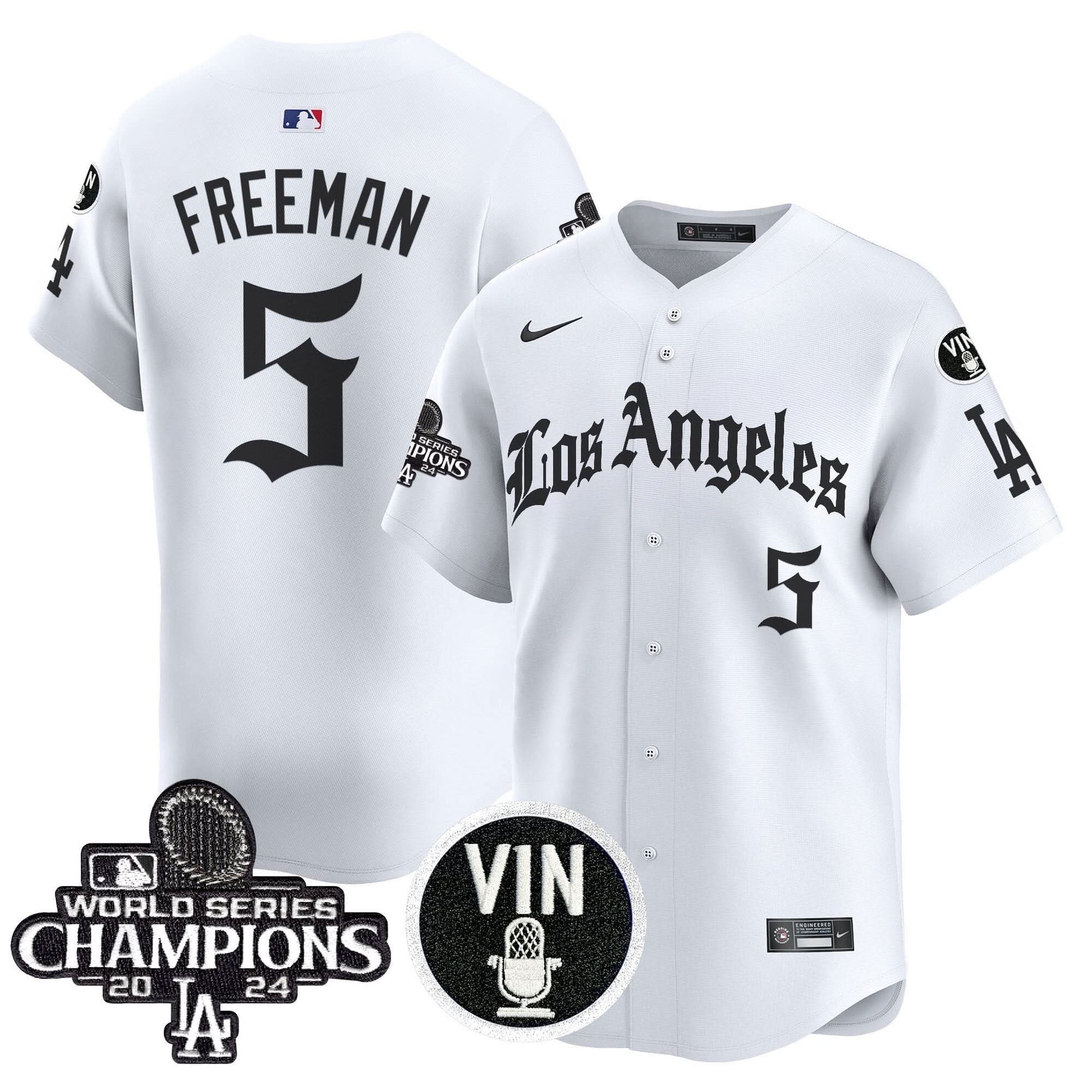 Dodgers 2025 LA Gothic Style Vapor Premier Limited Jersey - All Stitched