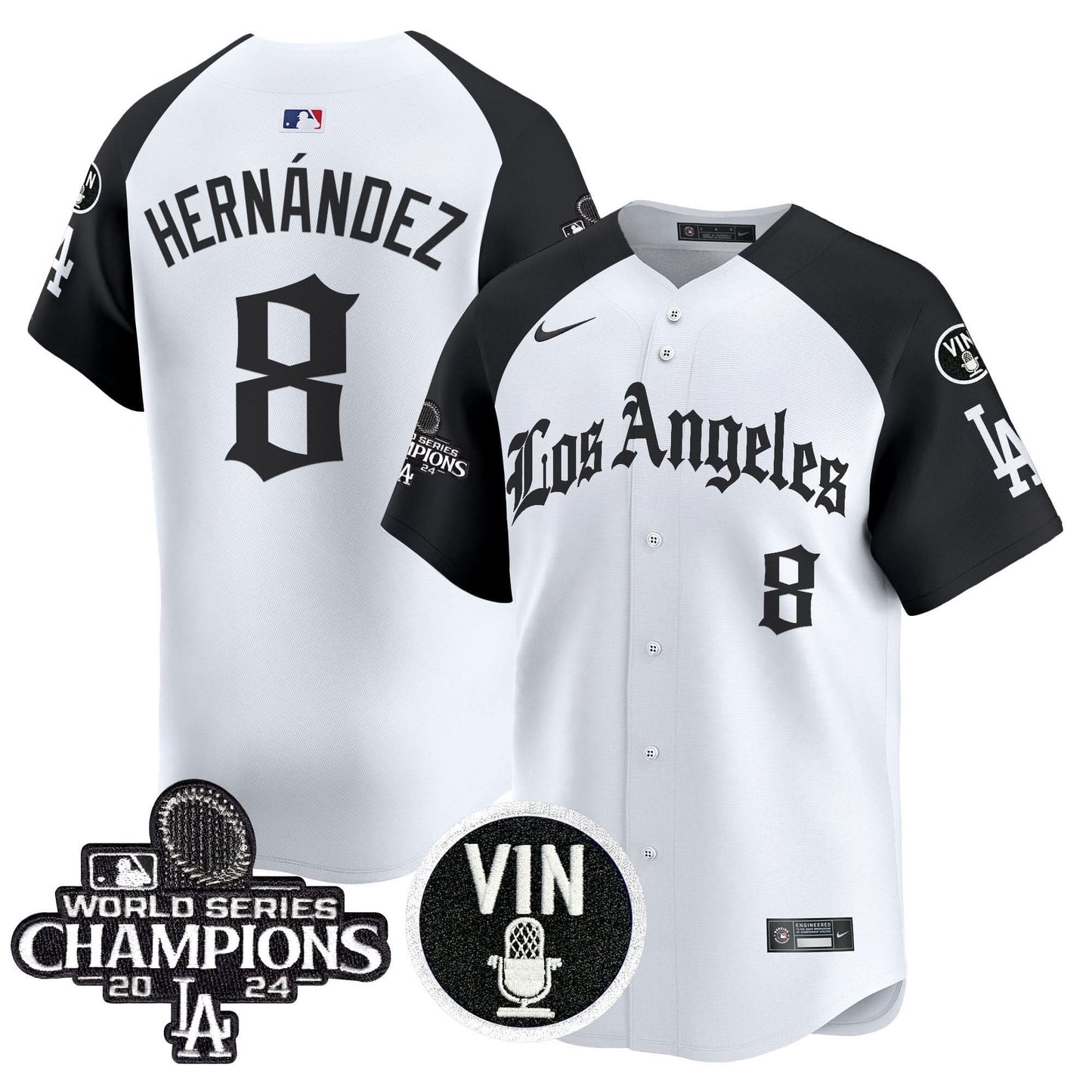 Dodgers 2025 LA Gothic Style Vapor Premier Limited Jersey - All Stitched
