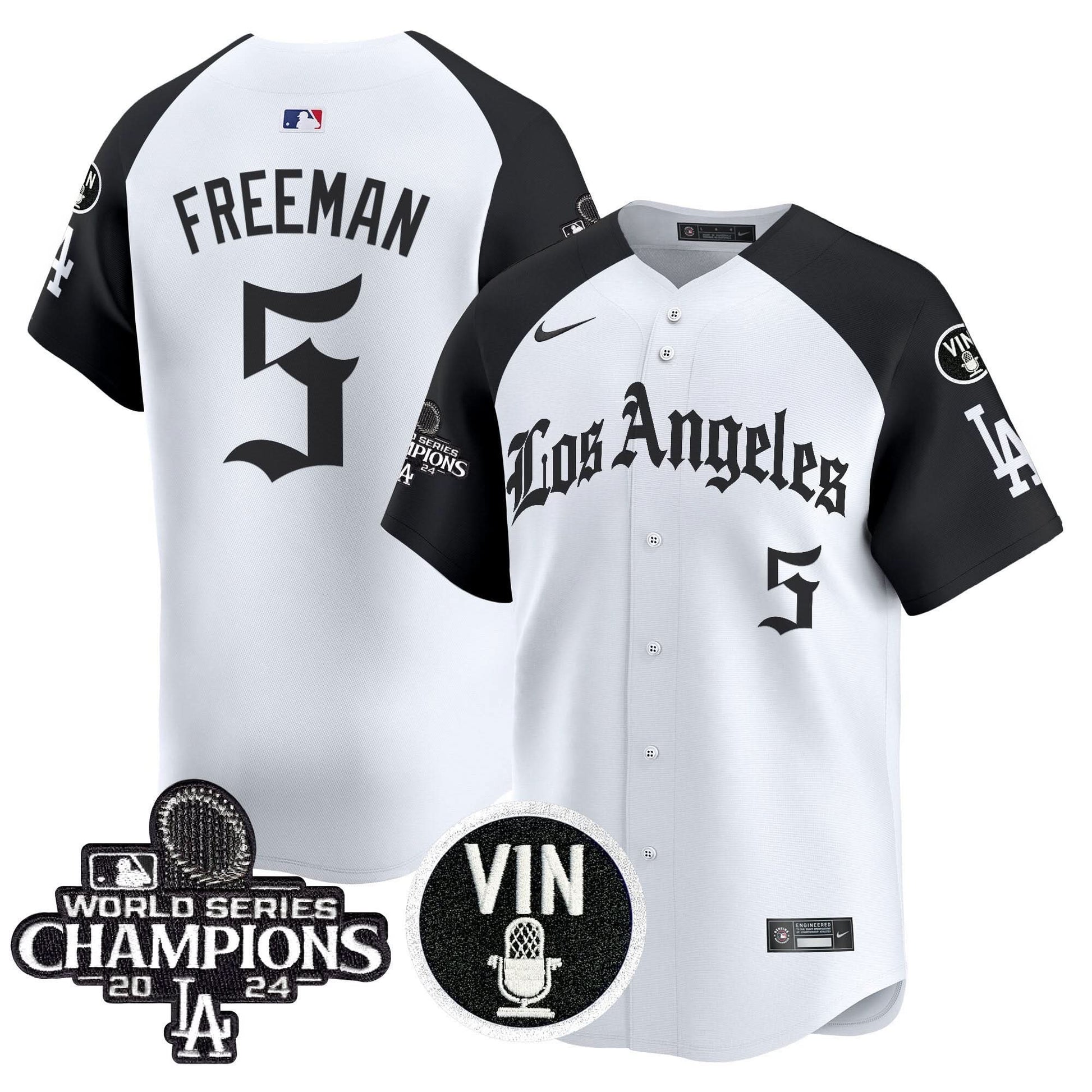 Dodgers 2025 LA Gothic Style Vapor Premier Limited Jersey - All Stitched