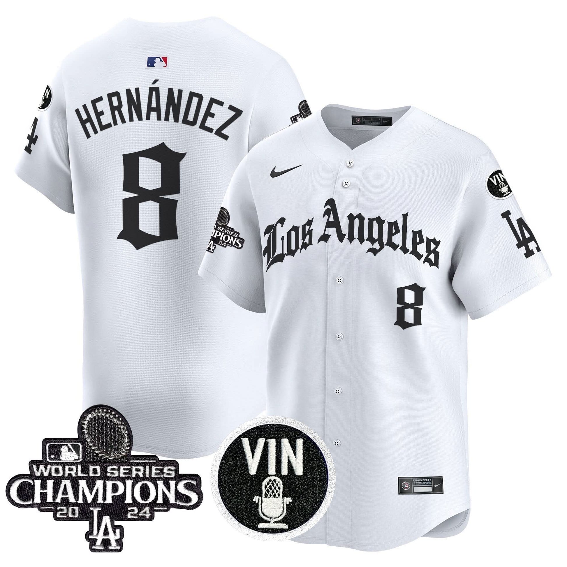 Dodgers 2025 LA Gothic Style Vapor Premier Limited Jersey - All Stitched