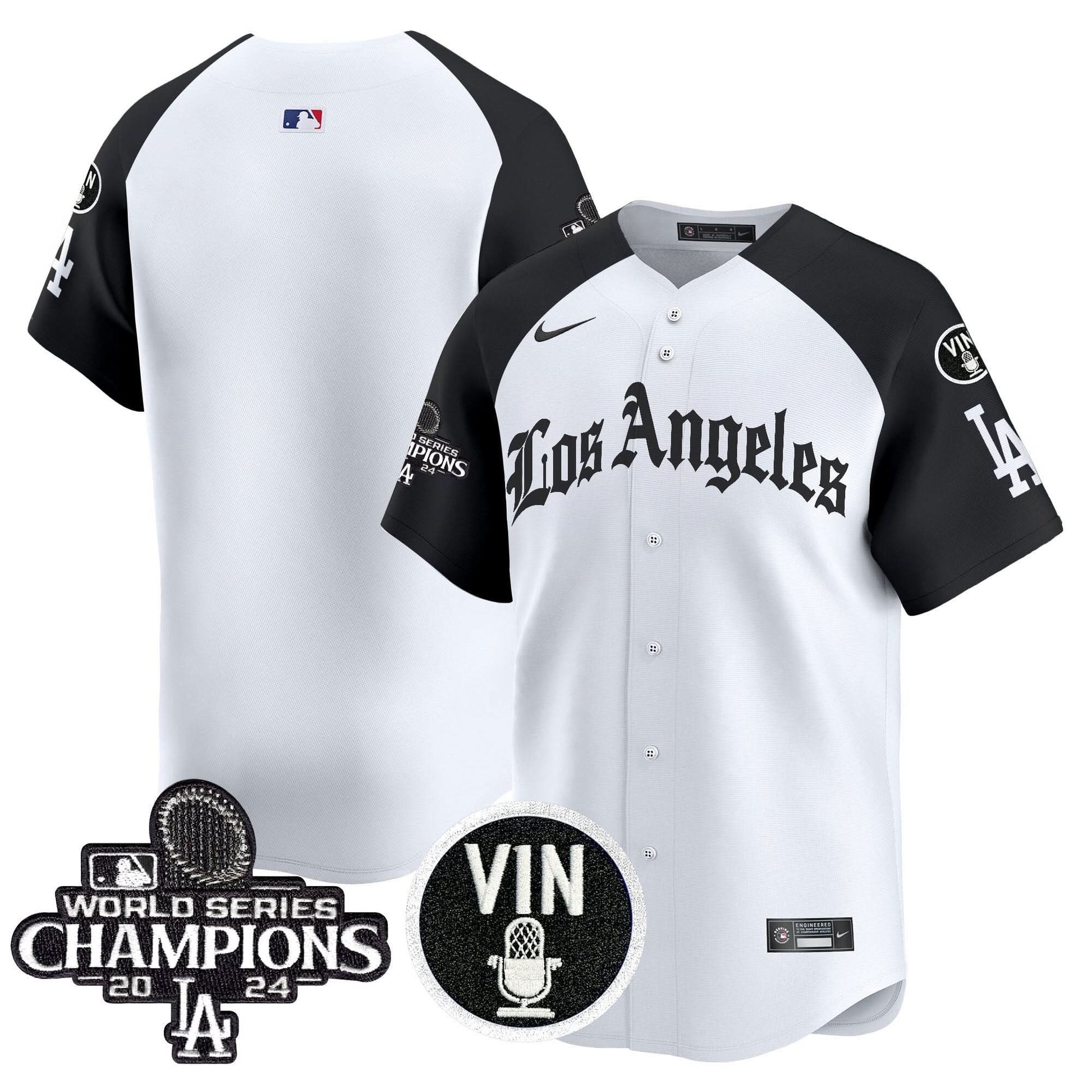 Dodgers 2025 LA Gothic Style Vapor Premier Limited Jersey - All Stitched
