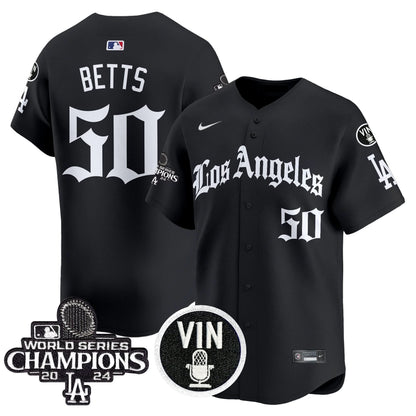 Dodgers 2025 LA Gothic Style Vapor Premier Limited Jersey - All Stitched