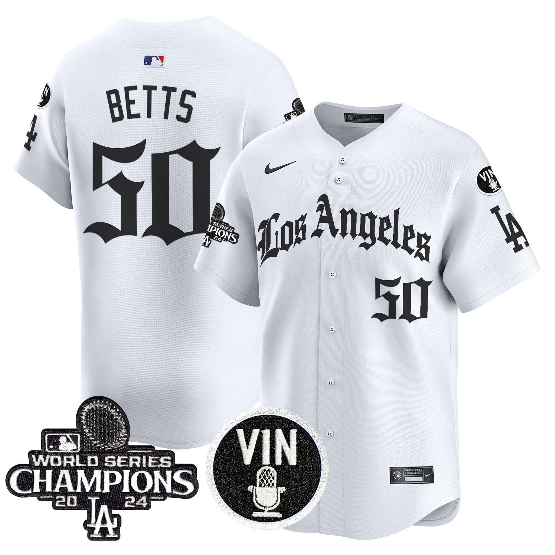 Dodgers 2025 LA Gothic Style Vapor Premier Limited Jersey - All Stitched
