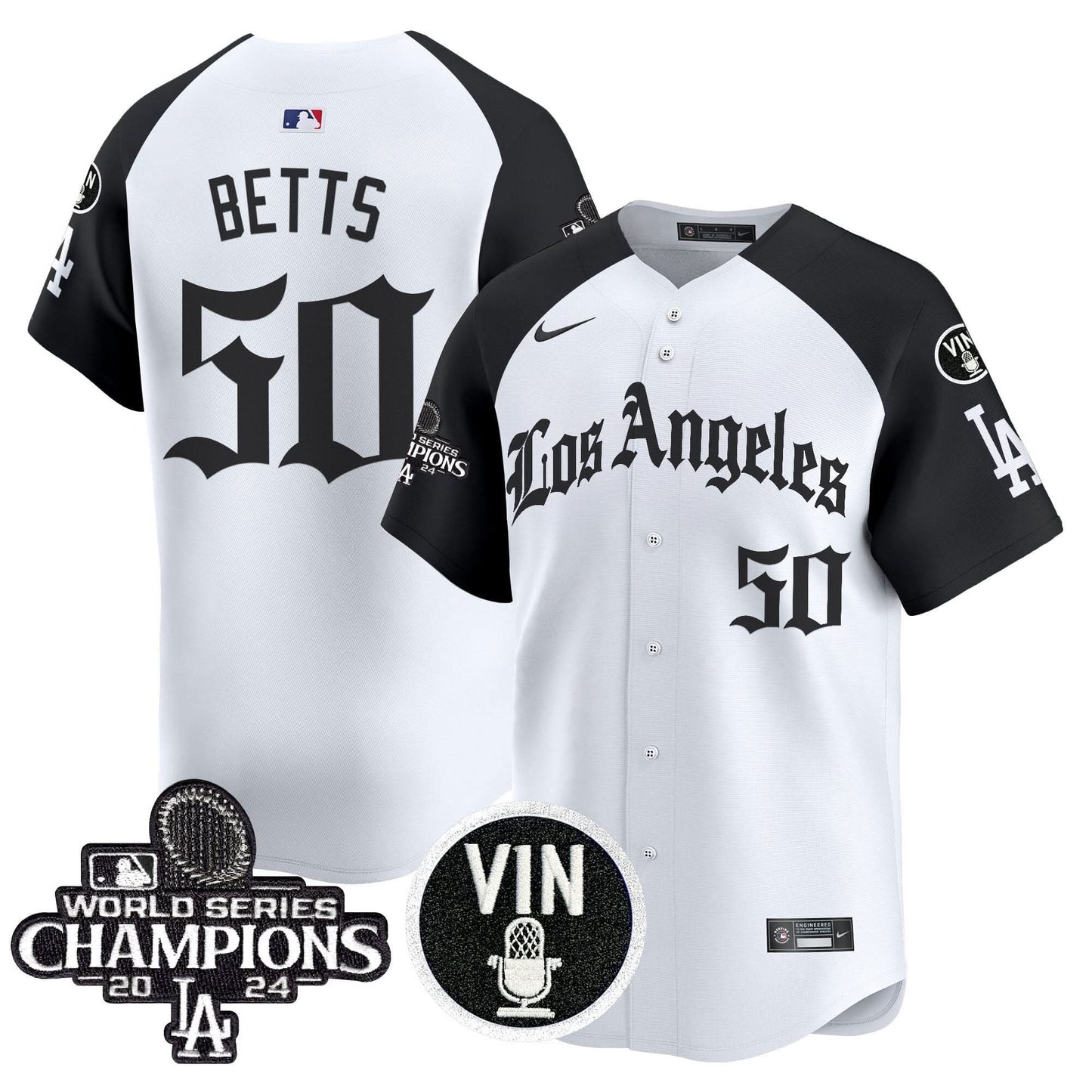 Dodgers 2025 LA Gothic Style Vapor Premier Limited Jersey - All Stitched