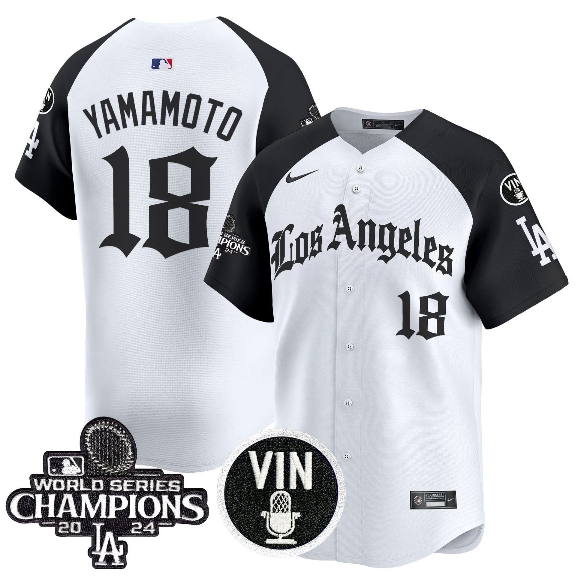 Dodgers 2025 LA Gothic Style Vapor Premier Limited Jersey - All Stitched