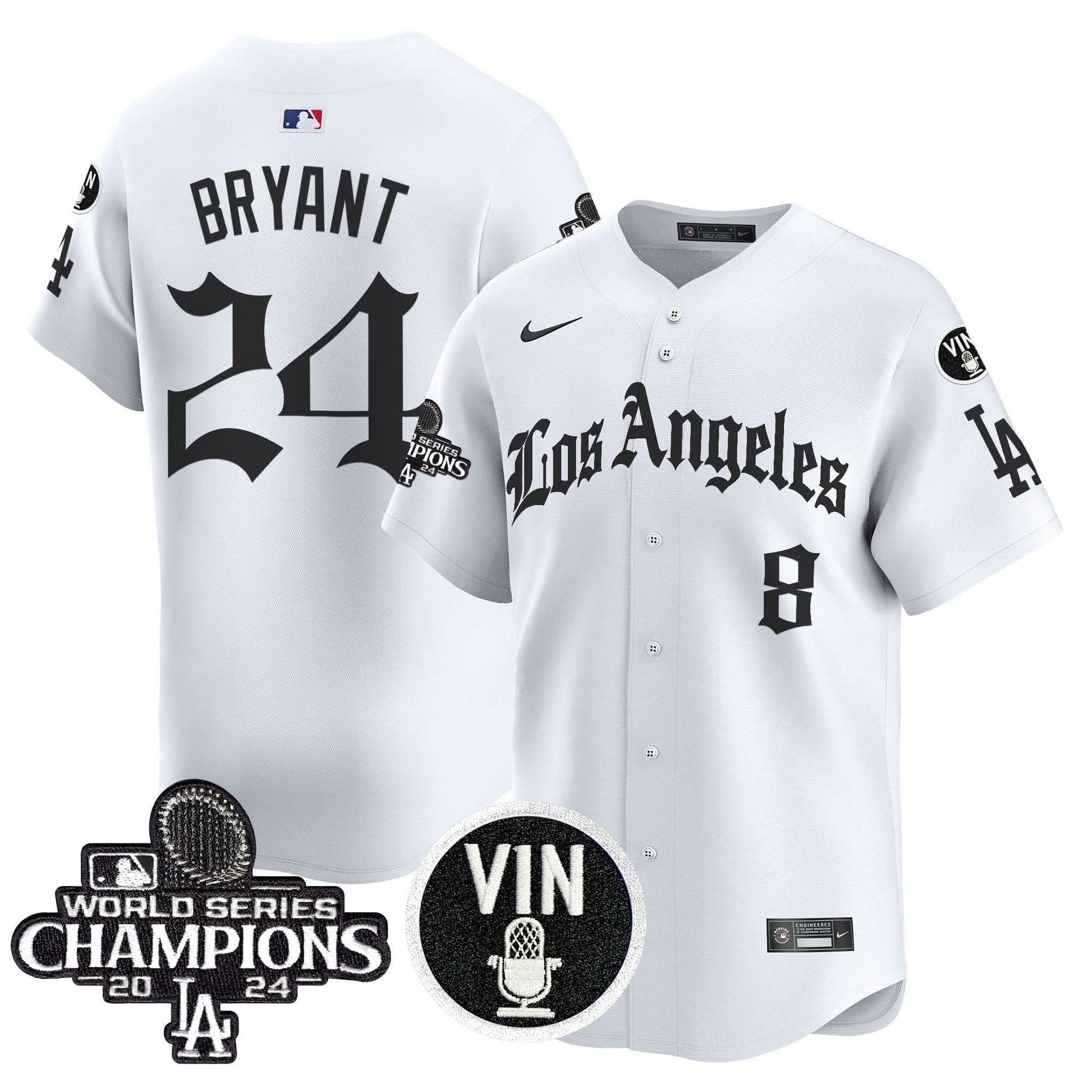 Dodgers 2025 LA Gothic Style Vapor Premier Limited Jersey - All Stitched