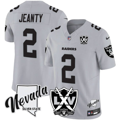 Raiders 2025 Vapor Limited Jersey - 65th Anniversary - All Stitched