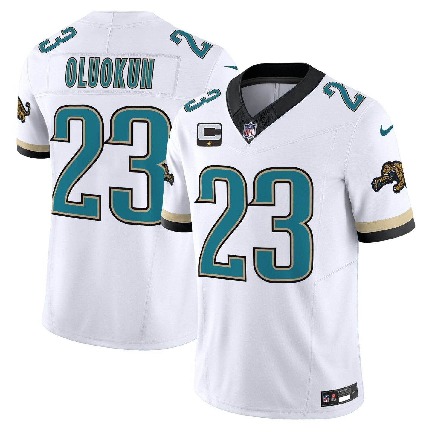 Jacksonville Jaguars Throwback Vapor Limited Jersey - All Stitched