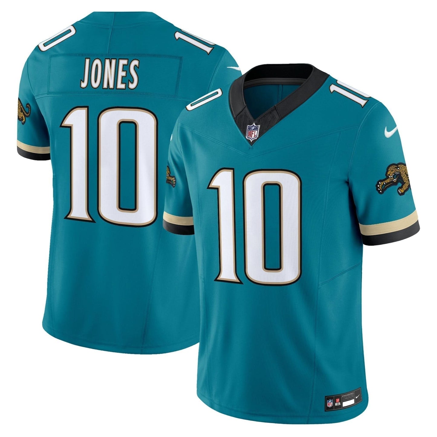 Jacksonville Jaguars Throwback Vapor Limited Jersey - All Stitched