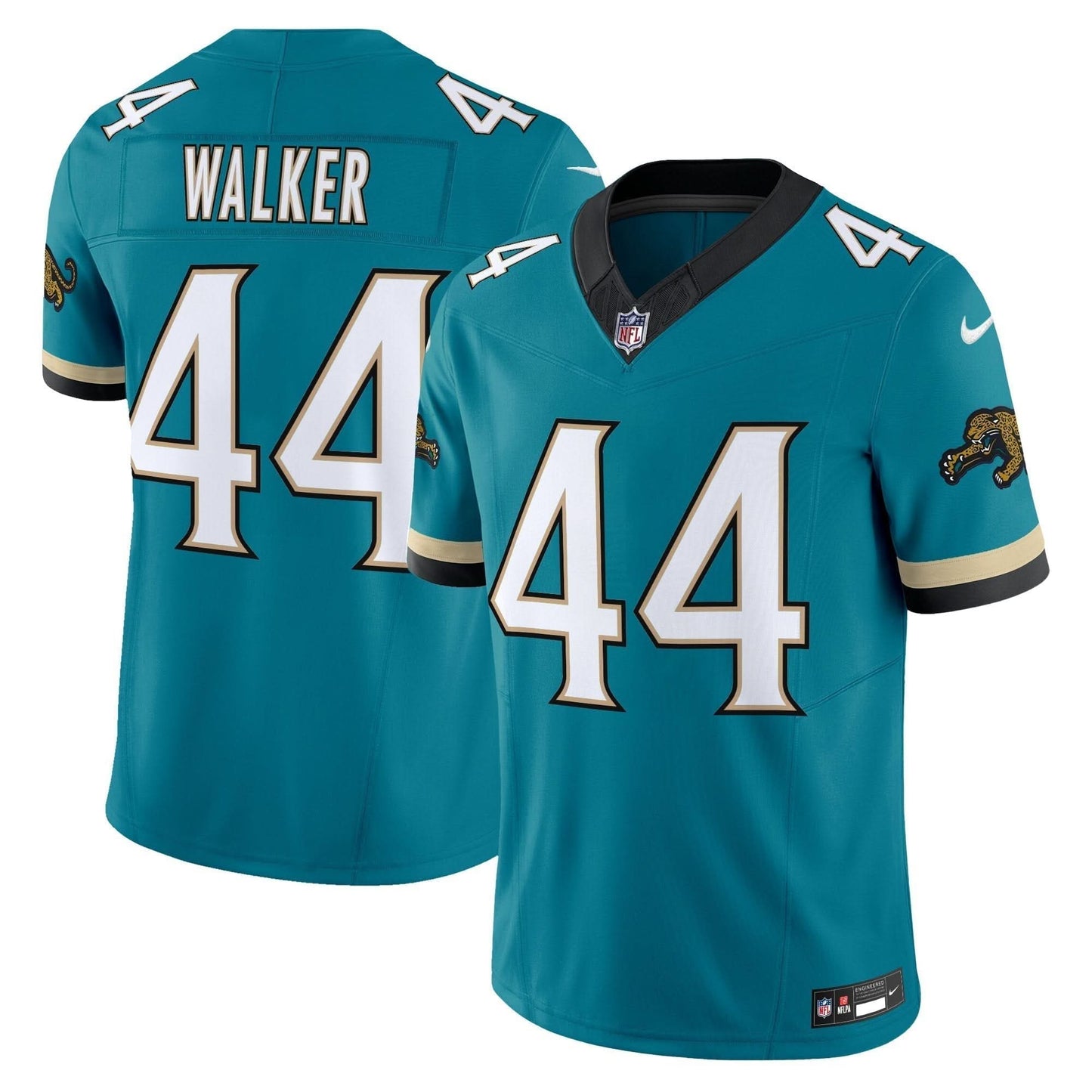 Jacksonville Jaguars Throwback Vapor Limited Jersey - All Stitched
