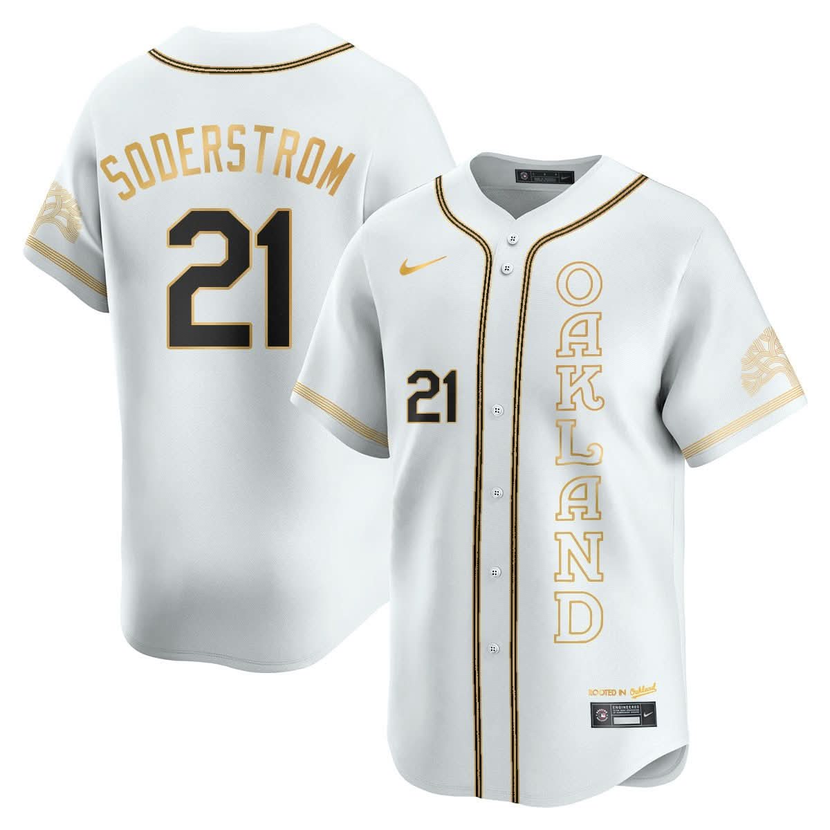 Oakland Athletics City Connect Concept Jersey - All Stitched