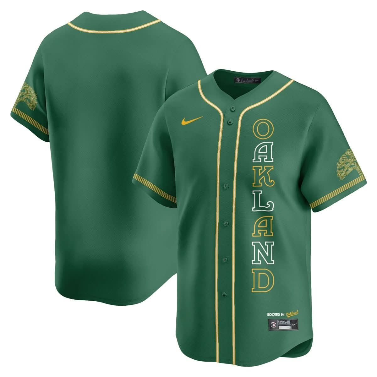 Oakland Athletics City Connect Concept Jersey - All Stitched