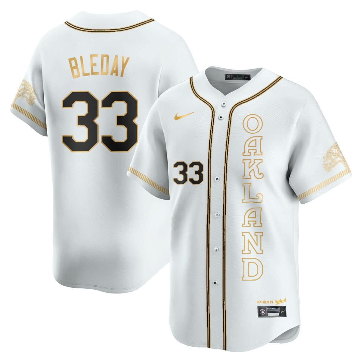 Oakland Athletics City Connect Concept Jersey - All Stitched