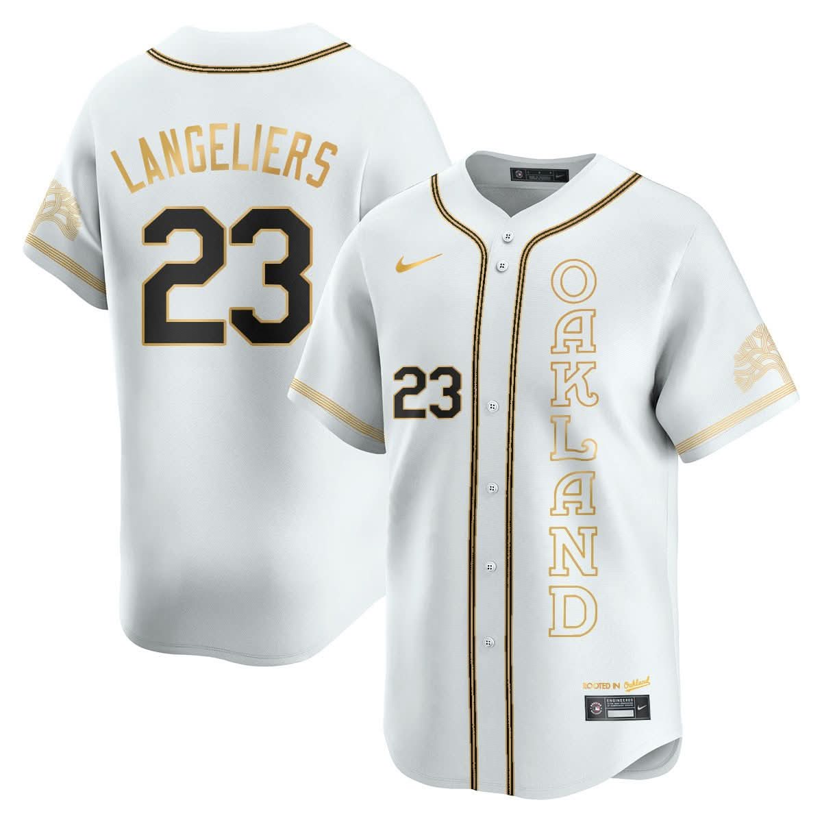 Oakland Athletics City Connect Concept Jersey - All Stitched
