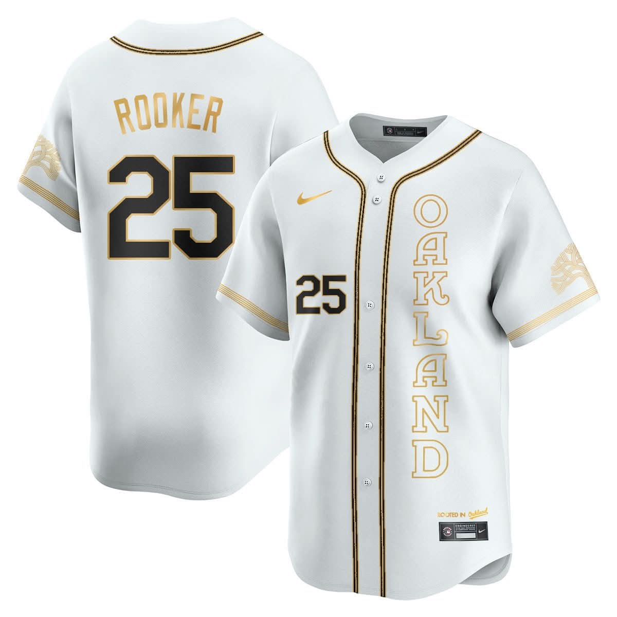 Oakland Athletics City Connect Concept Jersey - All Stitched