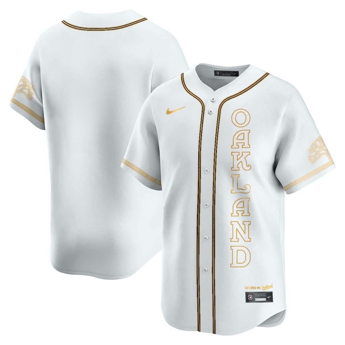 Oakland Athletics City Connect Concept Jersey - All Stitched