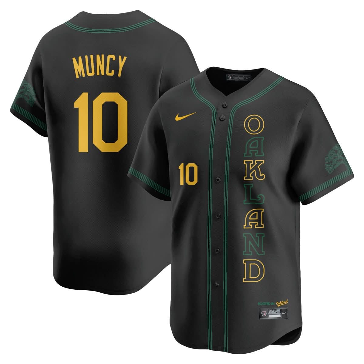 Oakland Athletics City Connect Concept Jersey - All Stitched