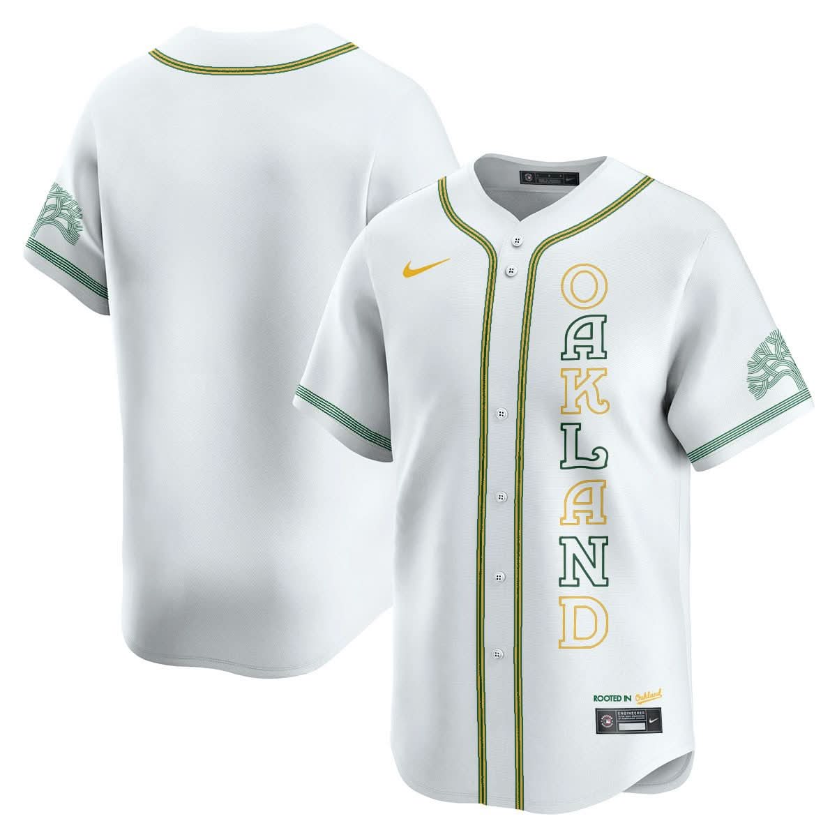Oakland Athletics City Connect Concept Jersey - All Stitched
