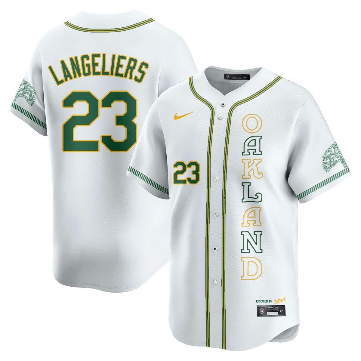 Oakland Athletics City Connect Concept Jersey - All Stitched