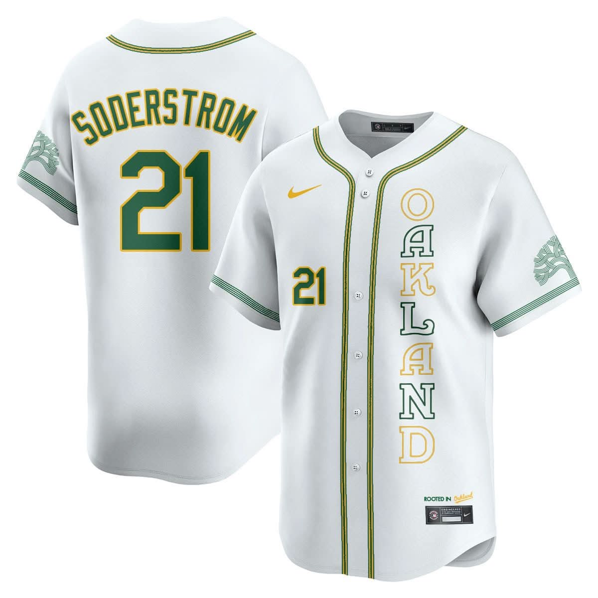 Oakland Athletics City Connect Concept Jersey - All Stitched