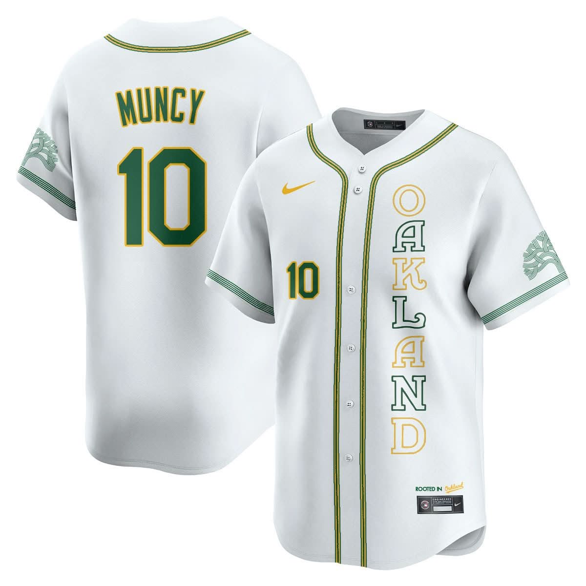 Oakland Athletics City Connect Concept Jersey - All Stitched