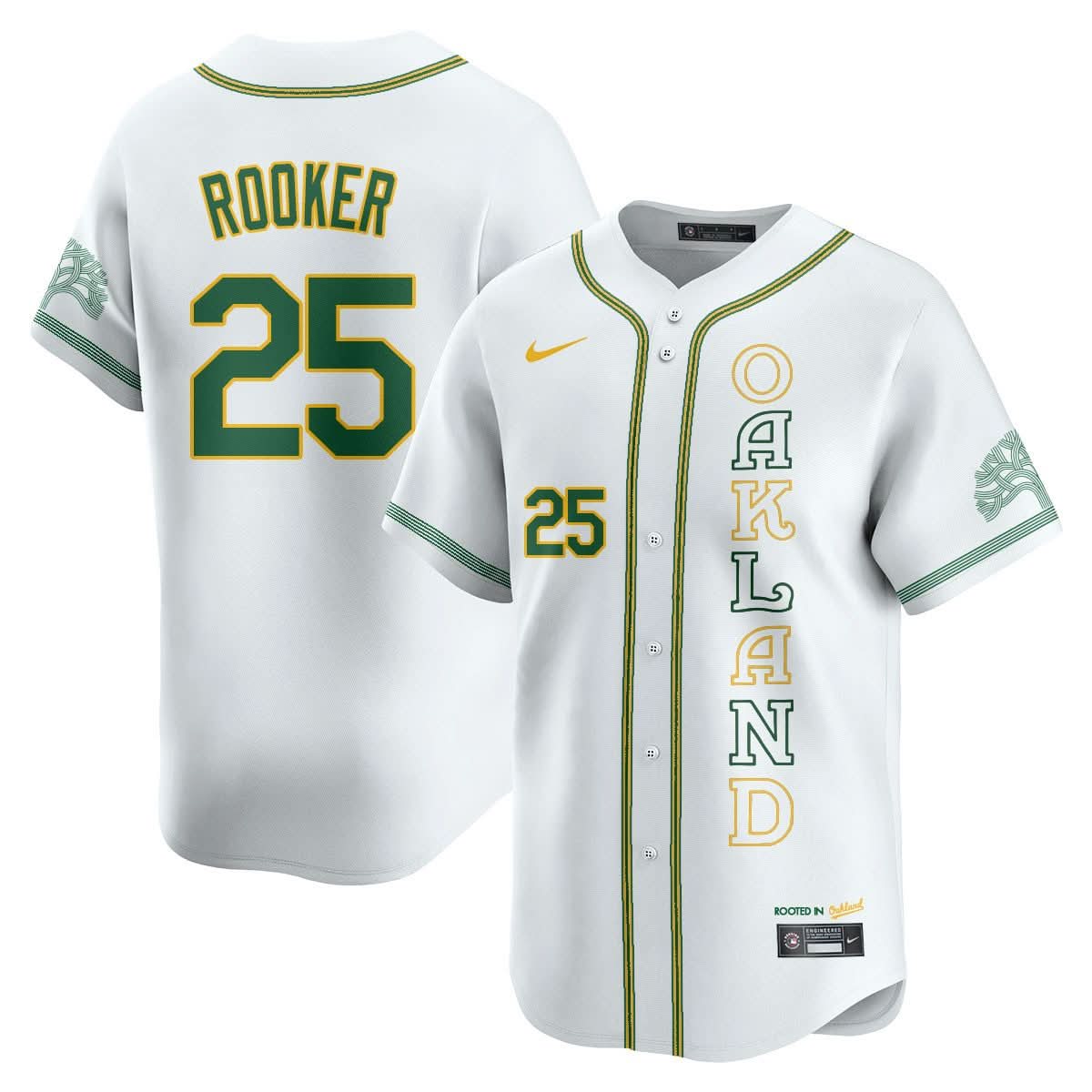 Oakland Athletics City Connect Concept Jersey - All Stitched