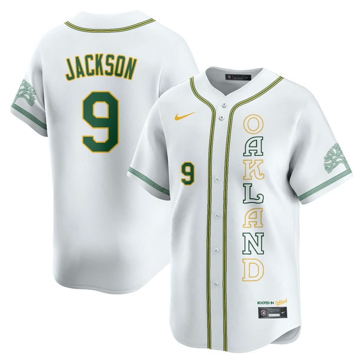 Oakland Athletics City Connect Concept Jersey - All Stitched