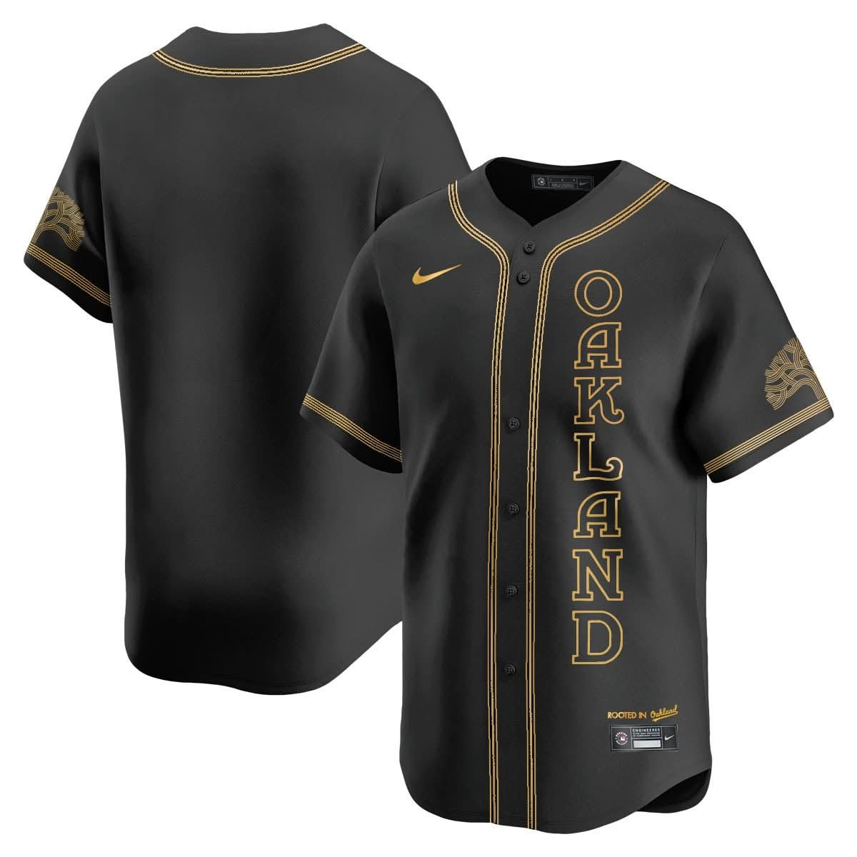 Oakland Athletics City Connect Concept Jersey - All Stitched