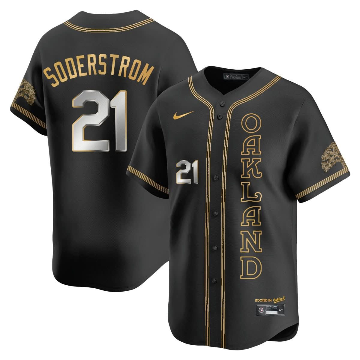 Oakland Athletics City Connect Concept Jersey - All Stitched