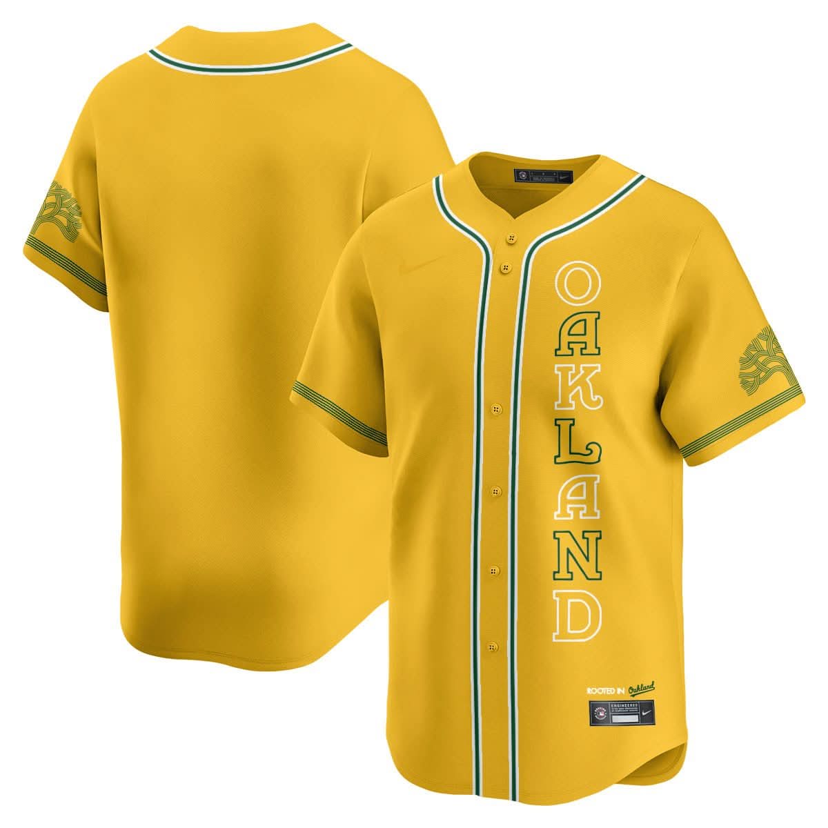 Oakland Athletics City Connect Concept Jersey - All Stitched