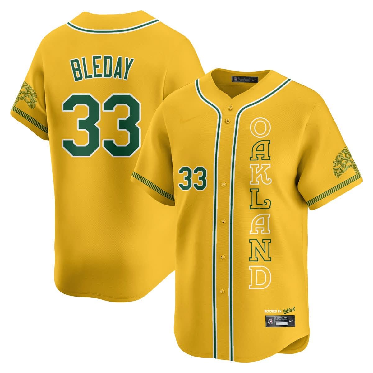Oakland Athletics City Connect Concept Jersey - All Stitched