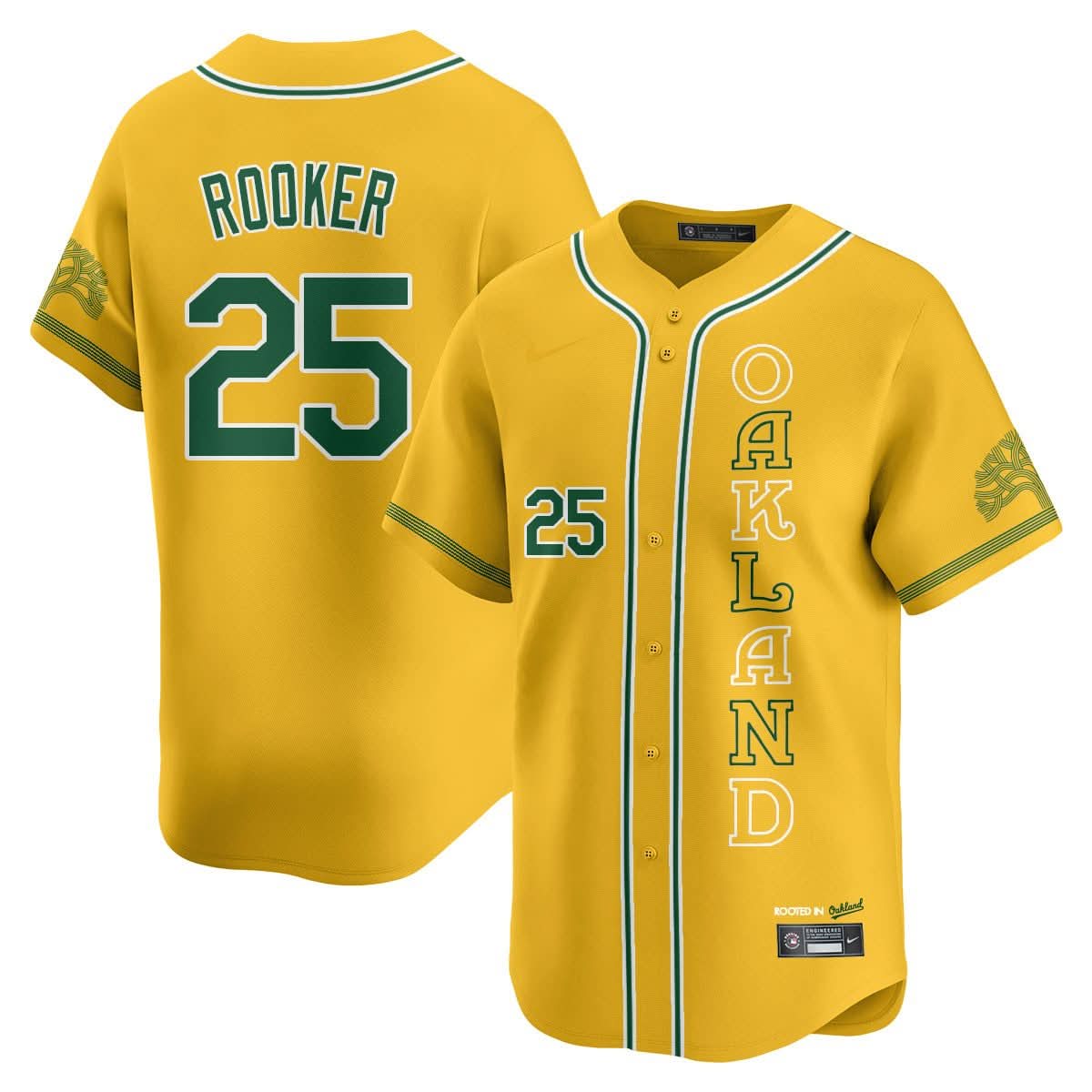 Oakland Athletics City Connect Concept Jersey - All Stitched
