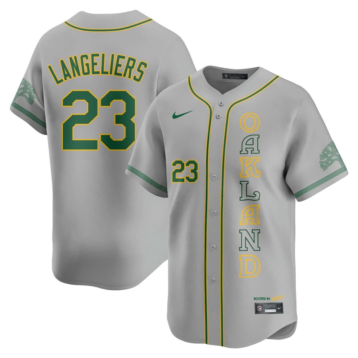 Oakland Athletics City Connect Concept Jersey - All Stitched
