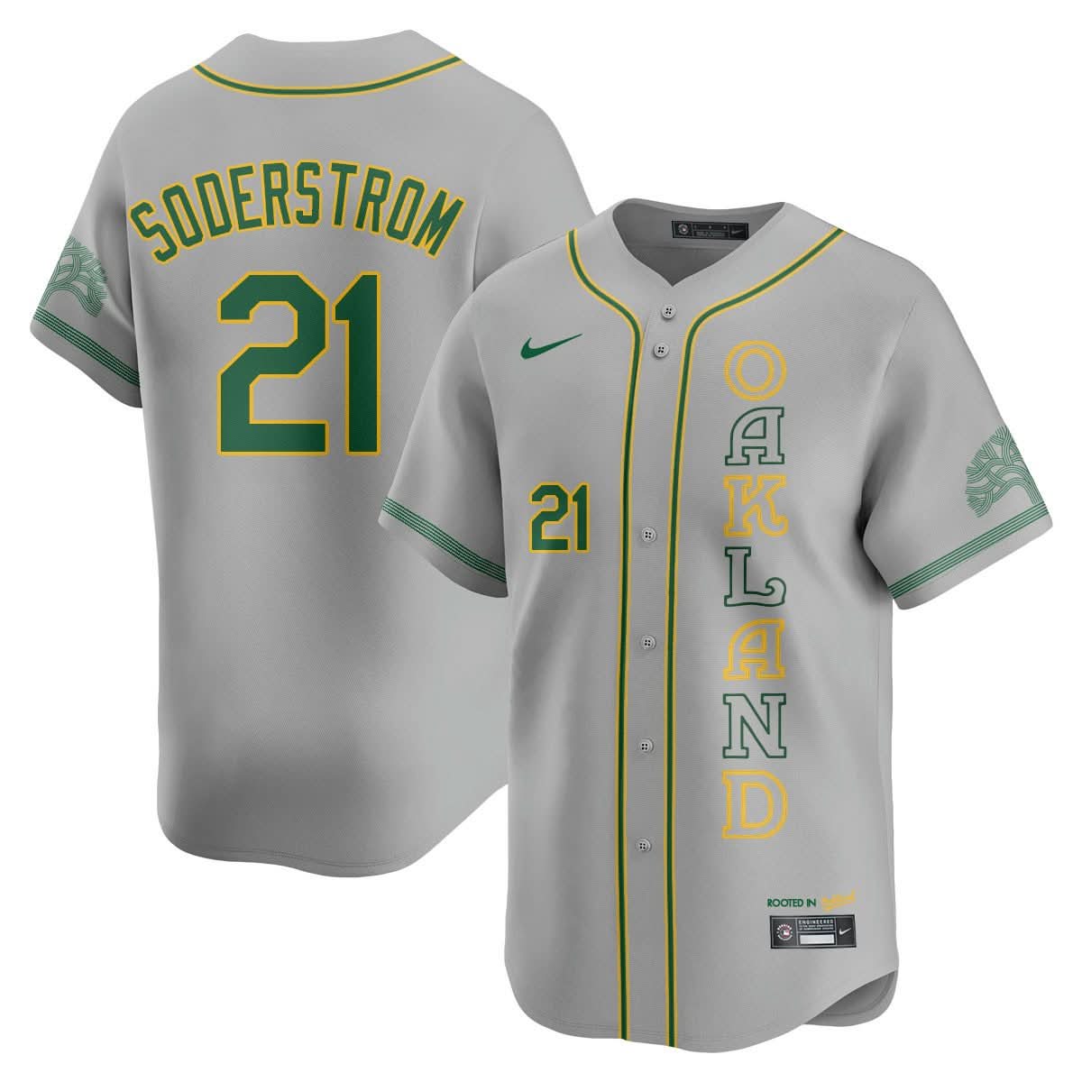 Oakland Athletics City Connect Concept Jersey - All Stitched